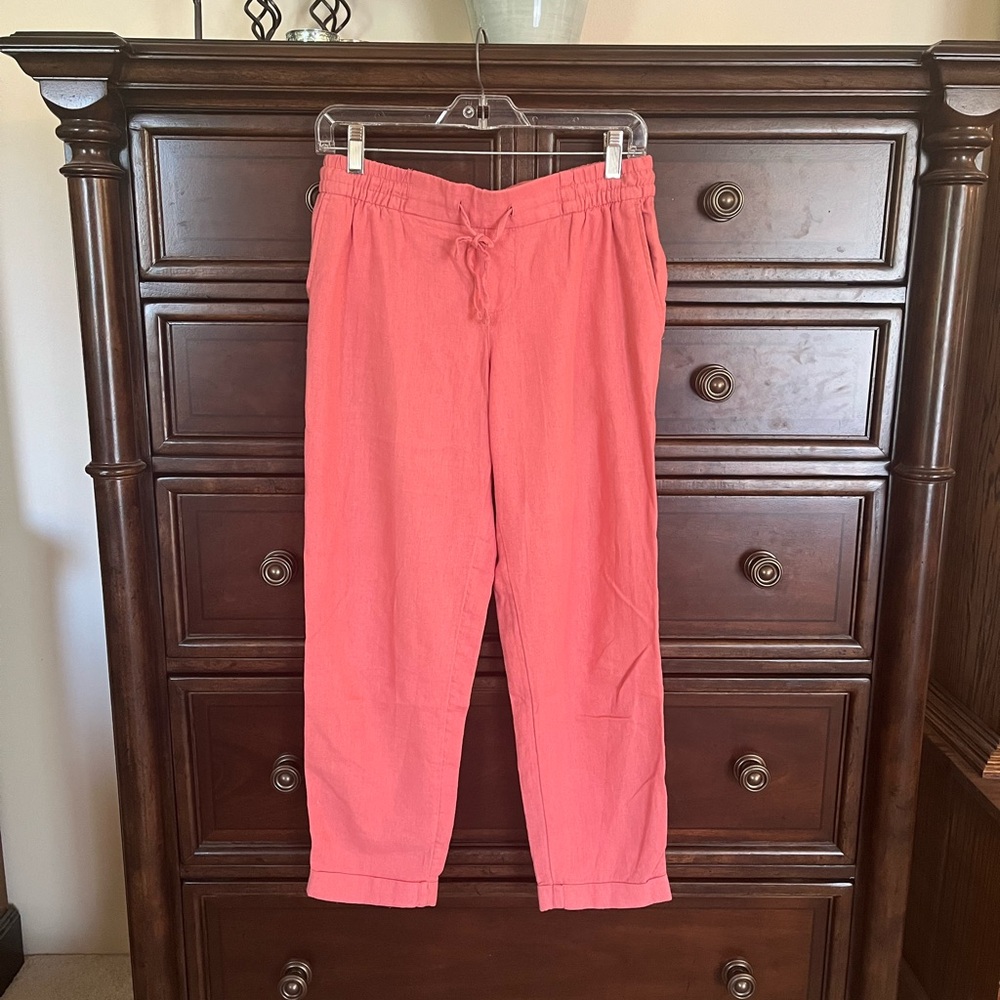 Old Navy Cropped Linen Pants
